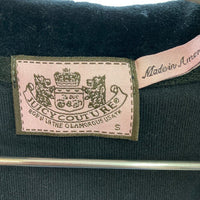 JUICYCOUTURE ジューシークチュール TRACKSUIT トラックスーツ 34460 92918 ベロアセットアップ ブラック 上下size:S 瑞穂店