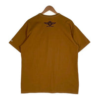 FLAT HEAD フラットヘッド プリントTシャツ キャメル Size 44 福生店