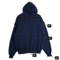 RUSSELL ATHLETIC ラッセルアスレチック プルオーバー フーディー パーカー ネイビー メキシコ製 Size XL 福生店