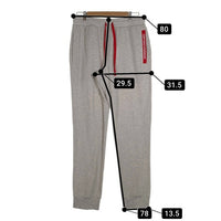 EMPORIO ARMANI エンポリオアルマーニ テーパードスウェットパンツ グレー 薄手 111690 1P575 Size L 福生店