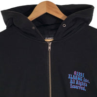 X-LARGE エクストララージ 23SS DAISY ZIP HOODED SWEAT ジップアップ スウェットパーカー ブラック 101231012034 Size M 福生店