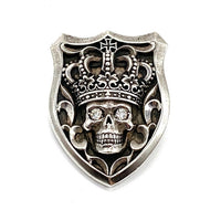 Justin Davis ジャスティンデイビス 内山英雄 クラウンスカル シールド ペンダントトップ SV925 ジルコニア 福生店