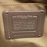 COACH コーチ F27583 シグネチャー 2WAY ハンドバッグ ブラウンxホワイト 瑞穂店