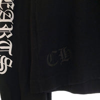 CHROME HEARTS クロムハーツ CH Scroll Logo L/S Pocket Tee スクロールラベルバックプリント ロングスリーブ ポケットTシャツ アーム 長袖 ブラック Size XL 福生店