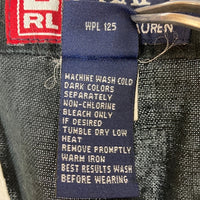 CHAPS RALPH LAUREN チャップスラルフローレン リネン ツータックショートパンツ ブラック size32 瑞穂店
