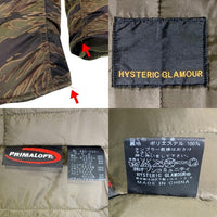 HYSTERIC GLAMOUR ヒステリックグラマー タイガーカモ N-3B フライトジャケット プリマロフト 4AC-0291 Size S 福生店