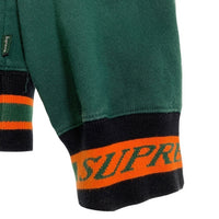 SUPREME シュプリーム 18AW Rib Logo Hooded Sweatshirt リブロゴ プルオーバースウェットパーカー グリーン Size XL 福生店