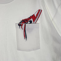 JORDAN BRAND ジョーダン AJ1 Chicago Pocket Tee シカゴポケットTシャツ ホワイト 刺繡 DO1928-100 Size L 福生店