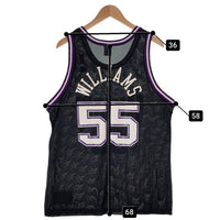 Champion チャンピオン Sacramento Kings サクラメント キングス Jason Williams ジェイソン ウイリアムス タンクトップ ブラック パープル メキシコ製 SIze L 福生店