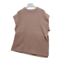 CLANE クラネ 11106-1272 2WAYスラントニットトップス セーター ベージュ size1 瑞穂店