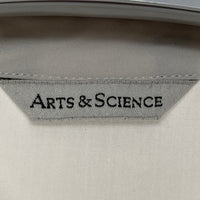 ARTS&SCIENCE アーツアンドサイエンス コットン シャツワンピース プルオーバー ホワイト 0241-L5206-0017 Size 1 瑞穂店