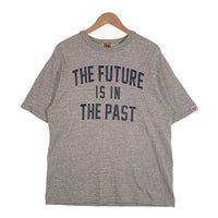 HUMAN MADE ヒューマンメイド THE FUTURE IS IN THE PAST プリントTシャツ グレー Size XL 相当 福生店