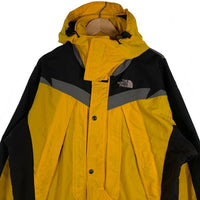 90's THE NORTH FACE ノースフェイス EXTREME LIGHT マウンテンジャケット イエロー グレー ブラック Size L 福生店