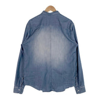 Frank&Eileen フランクアンドアイリーン LUKE FDWD ルーク ウォッシュド ダメージ加工 デニムシャツ ブルー 9920700009 Size M 福生店