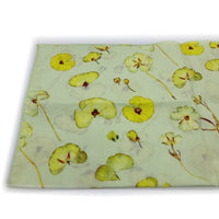 ISSEY MIYAKE イッセイミヤケ IM51-AD106-97 PRESSED FLORA BANDANA バンダナ イエロー 瑞穂店