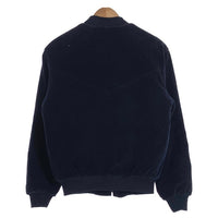 Silver Stone シルバーストーン コーデュロイ ジップアップ リブブルゾン ネイビー 内ボア Size 48 福生店
