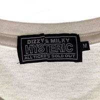 HYSTERIC GLAMOUR ヒステリックグラマー VIXEN GIRL ガール刺繡 Tシャツ ホワイト 02221CT05 Size M 福生店