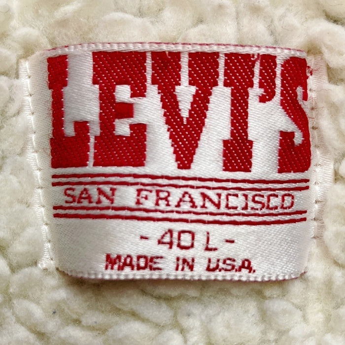 Levi's リーバイス 71608-0216 USA製 デニムボアジャケット トラッカー