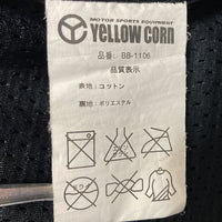 Yellow Corn イエローコーン コットン シングルライダースジャケット ブラック パッド類なし BB-1106 Size L 瑞穂店