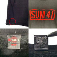 00's SUM41 サムフォーティーワン プリントTシャツ ブラック SHOOT バンド Size L 福生店