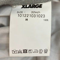 XLARGE エクストララージ ダブルニー ペインターパンツ グレー size32 瑞穂店
