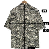 SAINT LAURENT PARIS サンローランパリ Printed Viscose プリント レーヨンシャツ 601070 Y2C23 Size 39 福生店