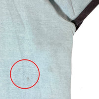 THE REAL McCOY'S リアルマッコイズ McCOY SPORTSWEAR 旧タグ RYDELL FOOTBALL リンガーTシャツ ライトブルー size42 瑞穂店