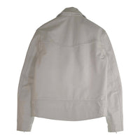 HORN WORKS ホーンワークス 牛革 レザー ダブル ライダース ジャケット ホワイト Size 3L 福生店
