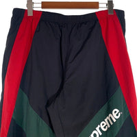 SUPREME シュプリーム 20SS Paneled Track Pant パネル トラックパンツ ナイロン ブラック レッド グリーン Size XL 福生店
