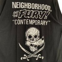 NEIGHBORHOOD ネイバーフッド 23AW Schott ショット KOSTAS SEREMETIS コスタスセレメティス L/S T SHIRTS ロングスリーブ プリントTシャツ ブラック 782-3230020 Size L 福生店