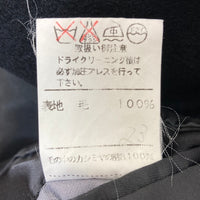 GIANNI VALENTINO ジャンニヴァレンチノ ウール ダブルコート ブラック sizeL 瑞穂店