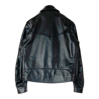Lewis Leather ルイスレザー 391T Lightning ライトニング タイトフィット 裏地タータン ダブル ライダースジャケット ブラック size42 瑞穂店