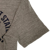 WAREHOUSE ウエアハウス STEVENS POINT STATE 染み込みプリント Tシャツ グレー Size M 福生店