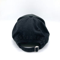 DSQUARED2 ディースクエアード ICON ダメージ加工 キャップ ブラック size- 瑞穂店