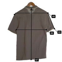 EMPORIO ARMANI エンポリオアルマーニ ハーフジップ 半袖 ポロシャツ ベージュ Size S 福生店