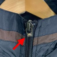 00's~ NIKE ナイキ ジップアップジャケット スタンドカラー ウィンドブレーカー ブラック ブラウン 239378 Size M 福生店