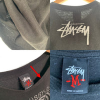 00's STUSSY ステューシー ROC STAR ロックスター 半袖 Tシャツ メキシコ製 Size M 福生店