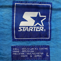 90`s STARTER スターター NORTH CARIFORNIA ハーフジップ ナイロン ジャケット ライトブルー Size L 瑞穂店