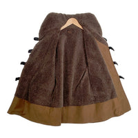 AtLast&Co. アットラスト FIELD COAT フィールドコート ショールカラー ボア ダブル ジャケット ブラウン Lot614 Size 40 福生店