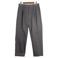 Schott ショット TC DOUBLE PLEATED WIDE PANTS チノツイル 2タック ワイドパンツ グレー 782-3910010 Size L 福生店