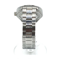 A BATHING APE アベイシングエイプ BAPEX ベイプックス B0708 G073 クリスタルベゼル 黒文字盤 腕時計 シルバー 瑞穂店