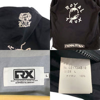 HYSTERIC GLAMOUR ヒステリックグラマー 17AW RX ナイロン アノラック プルオーバージャケット ブラック プリント 02173AB10 Size L 福生店