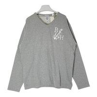 BOAT HOUSE ボートハウス ジョイマーク デザインVネック トレーナー スウェット グレー Size5 瑞穂店
