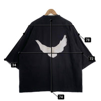 YEEZY GAP イージーギャップ CROP DOVE NO SEAM TEE クロップドーヴノーシームTシャツ ブラック オーバーサイズ Size S 福生店