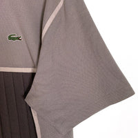 LACOSTE SPORT ラコステスポーツ ハーフジップ プルオーバー ポロシャツ グレー ブラウン Size 5 福生店