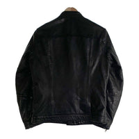 Paul Smith JEANS ポールスミスジーンズ シングル ライダースジャケット ホースハイド ブラック 593LB Size M 福生店