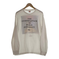 SUPREME シュプリーム UNDERCOVER アンダーカバー PUBLIC ENEMY パブリックエネミー 18SS Counterattack L/S Tee ロンT ロングスリーブ 長袖 Tシャツ ホワイト Size M 福生店