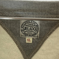JELADO ジェラード BROOKLYN HIGH FOOTBALL 両V クルーネック スウェットトレーナー グレー sizeXL 瑞穂店