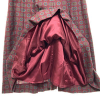 BURBERRYS バーバリーズ 小紋柄 スカート ボルドー size7AR 瑞穂店