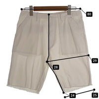 CAPTAINS HELM キャプテンズヘルム BAKER CUT-OFF SHORTS ヘリンボーン ベイカーショートパンツ ホワイト Size M 福生店